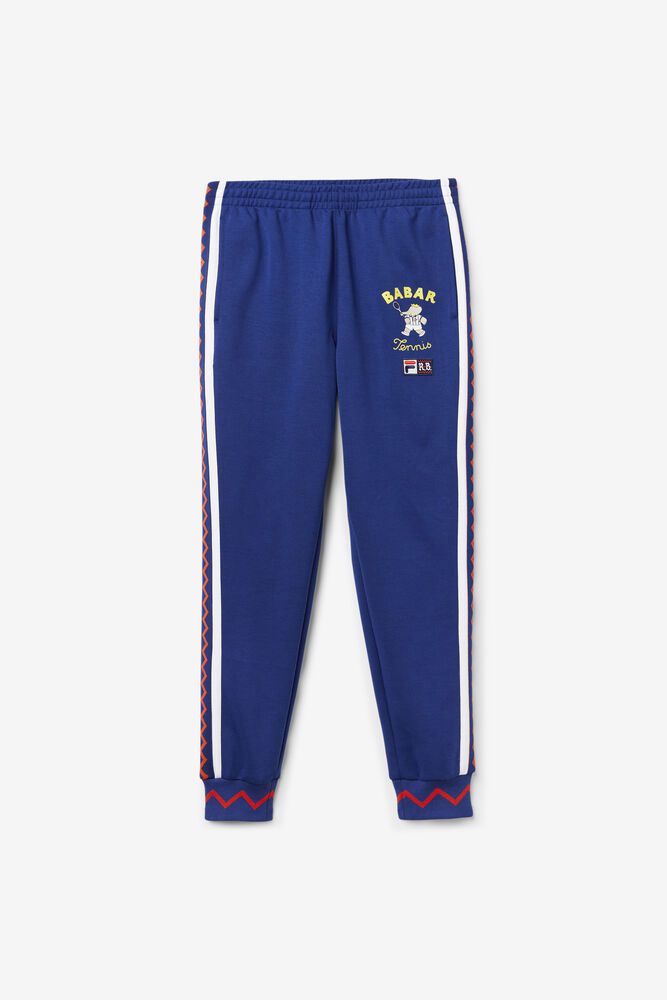 Fila X Rb Babar Evertt Jogger Blue Pants Mens - NZ 10584-LDIK